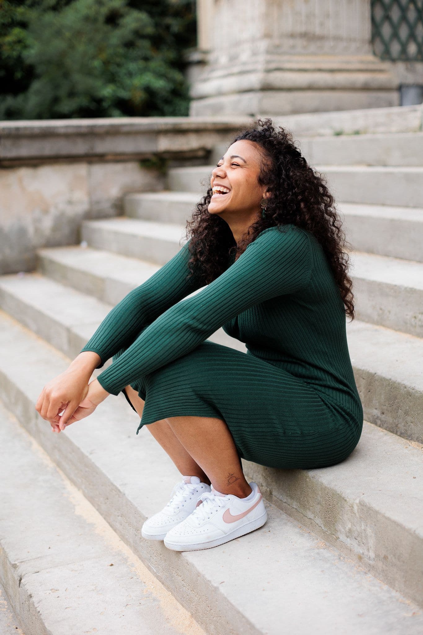Portrait d'une femme souriant